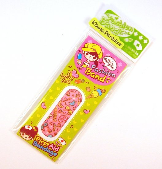 1 case kawaii FASION BAND AID bandaid bikini strawberry shoes heart 6