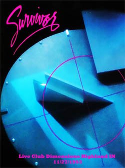 SURVIVOR Live Club Dimensions Highland IN 11.27.1993 DVD