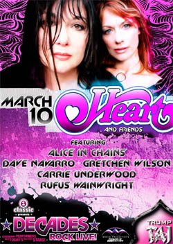 HEART & Friends Decades Rock Live In las Vegas 2006 DVD