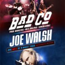 BAD COMPANY & JOE WALSH Live At The Perfect Vodka Amphitheatre, West Palm Beach, FL 05.29.2016 DVD