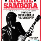 RICHIE SAMBORA Live At La Fonda Theater, Los Angeles, CA 11.13.2012 DVD