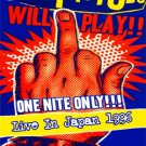 SEX PISTOLS Live In Japan 1996 DVD