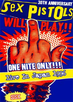 SEX PISTOLS Live In Japan 1996 DVD