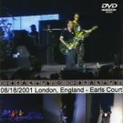 U2 EARLS COURT LONDON,ENGLAND 8.18.2001 DVD