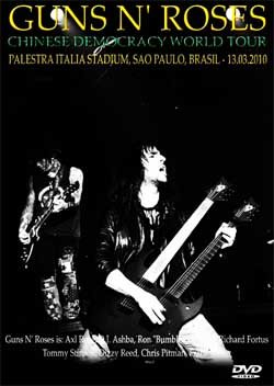 GUNS N' ROSES Sao Paulo, Brazil 03.13.2010 DVD