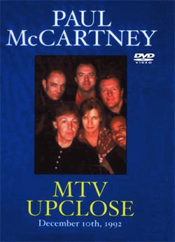 PAUL McCARTNEY MTV UPCLOSE LIVE AT THE ED SULLIVAN THEATRE N.Y. DECEMBER 10TH 1992 DVD