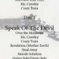 OZZY OSBOURNE (RANDY RHOADS) AFTER HOURS & SPEAK OF THE DEVIL DVD