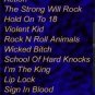 BLACK N BLUE TIME THE JAPAN TOUR 11.16.1984 DVD
