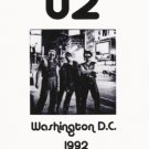 U2 WASHINGTON D.C. 1992 DVD