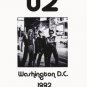 U2 WASHINGTON D.C. 1992 DVD