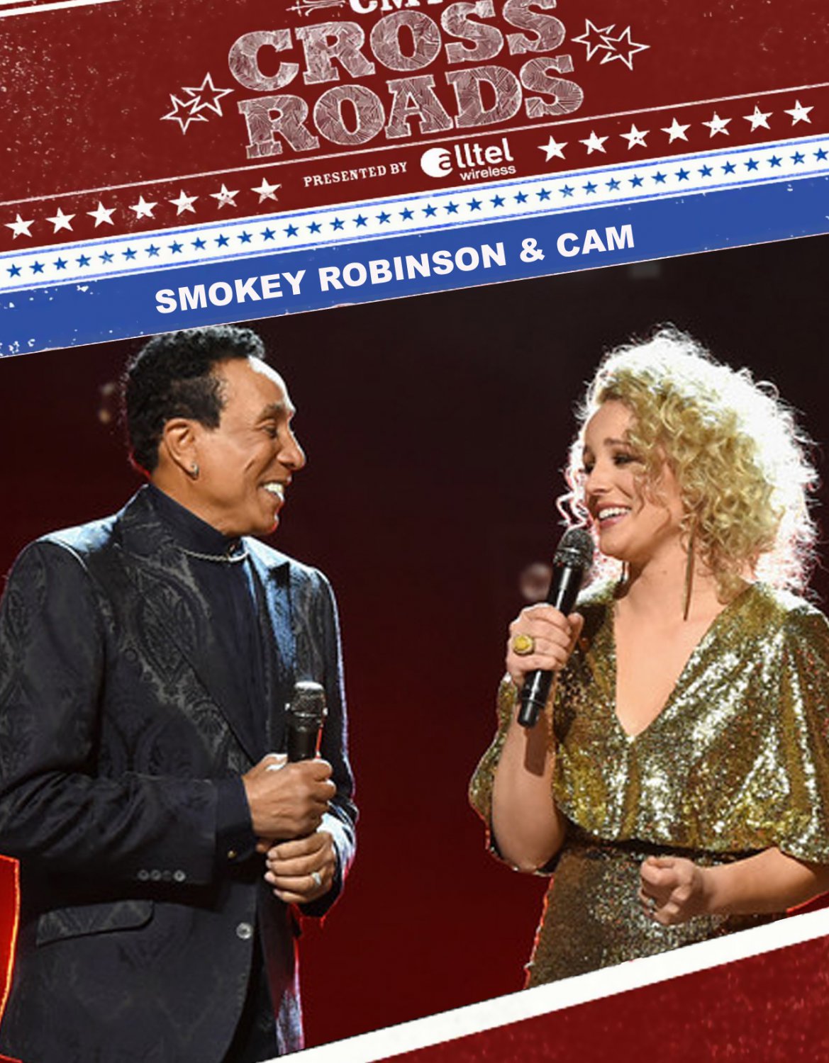 SMOKEY ROBINSON & CAM CMT Crossroads 2018 DVD