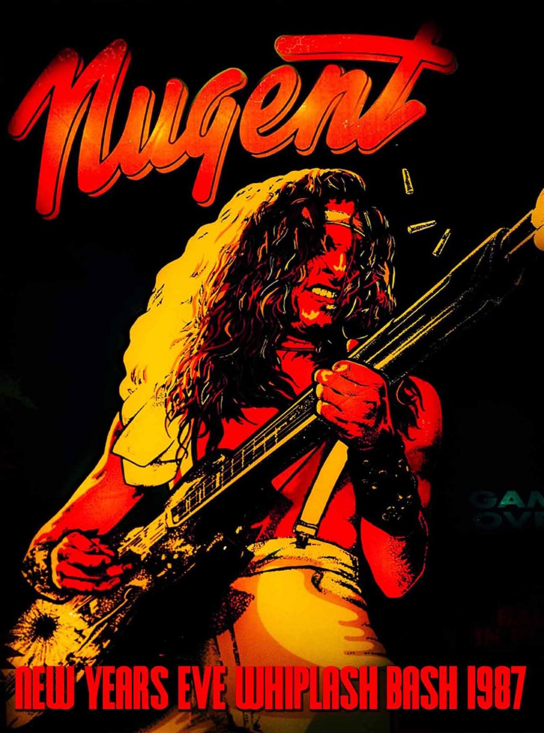 TED NUGENT New Years Eve Whiplash Bash 1987 DVD