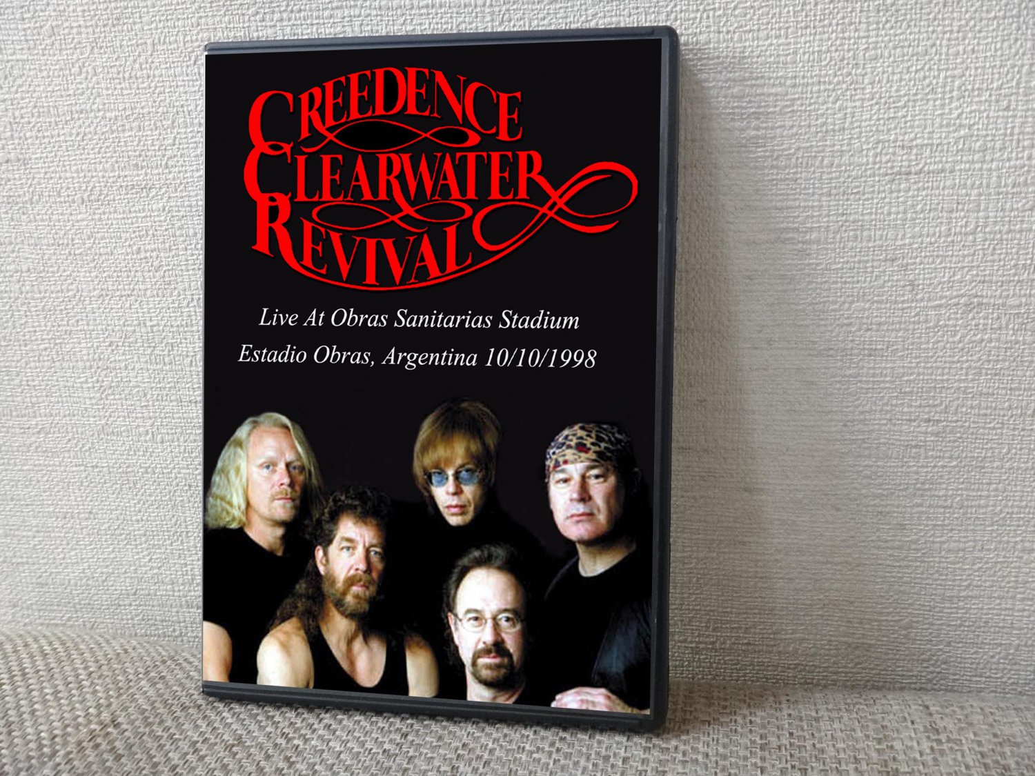 CREEDENCE CLEARWATER REVIVAL Live At Obras Sanitarias Stadium, Argentina 10.10.1998 DVD