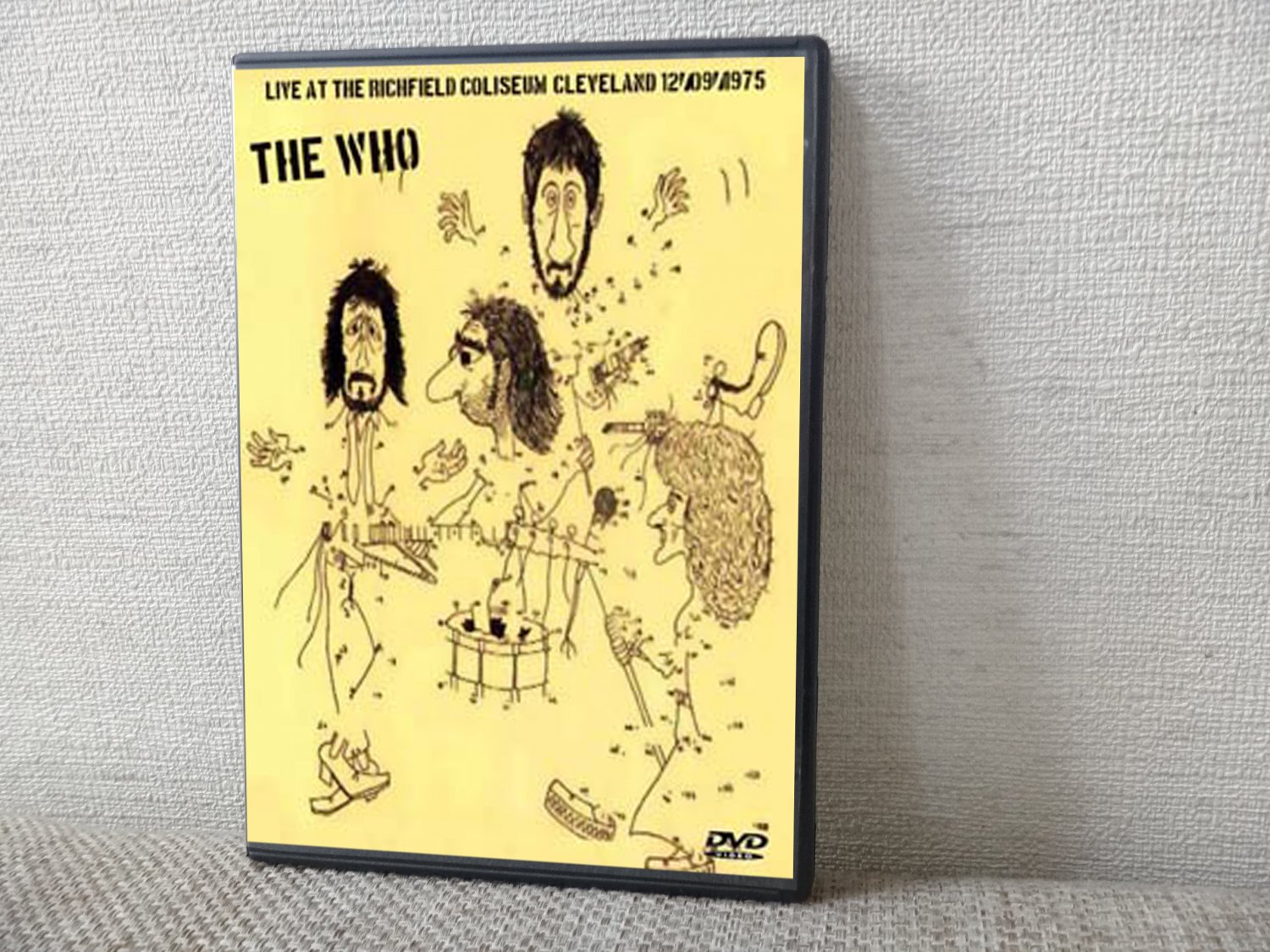 THE WHO Live At The Richfield Coliseum, Cleveland 12.09.1975 DVD