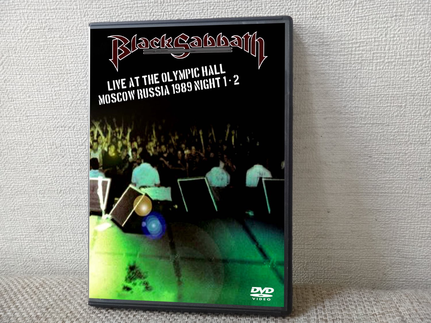 BLACK SABBATH Live At The Olympic Hall, Moscow Russia 1989 Night 1 & 2 DVD