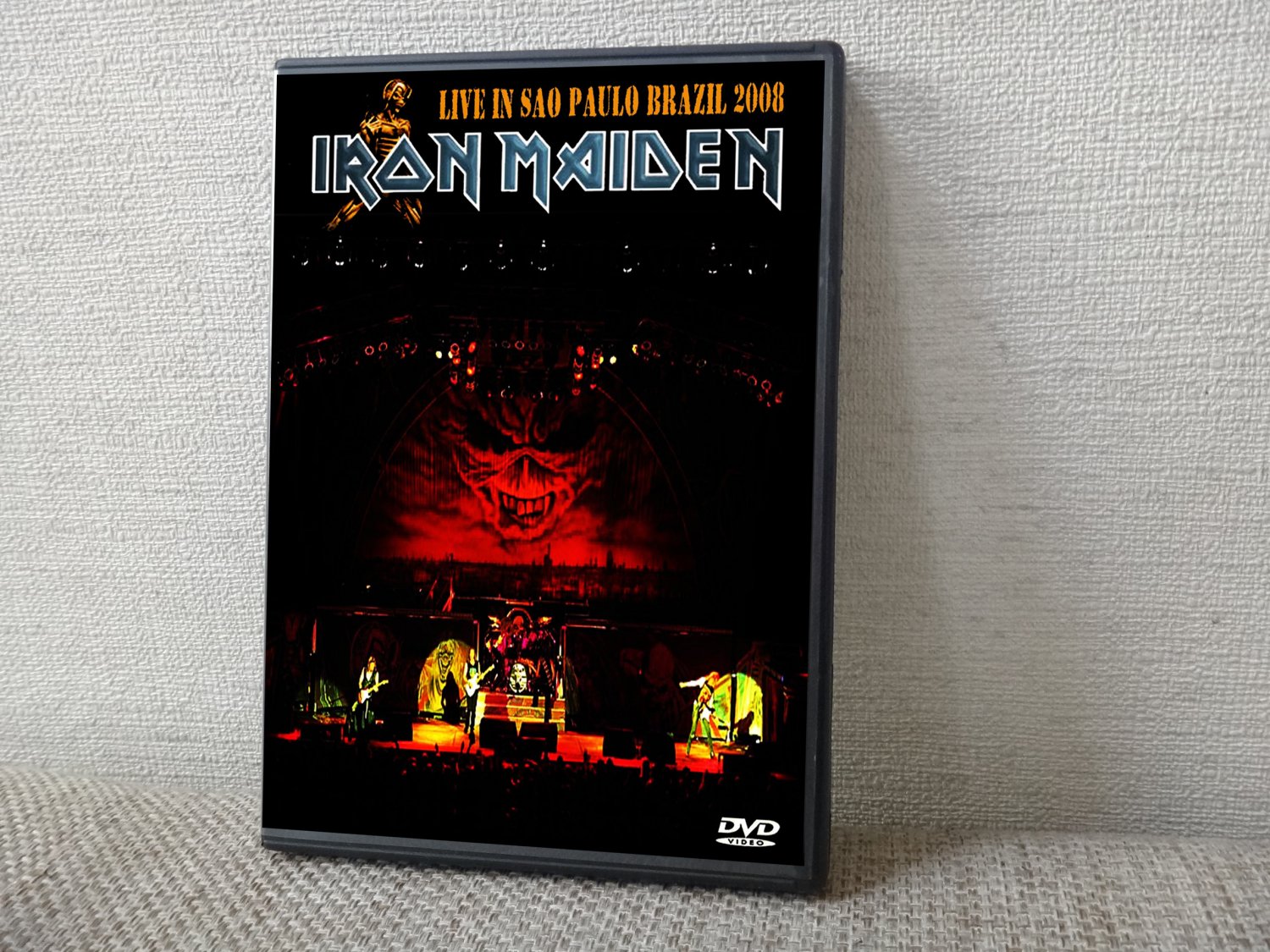IRON MAIDEN Live Palestra Italia Stadium Sao Paulo Brazil 2008 DVD