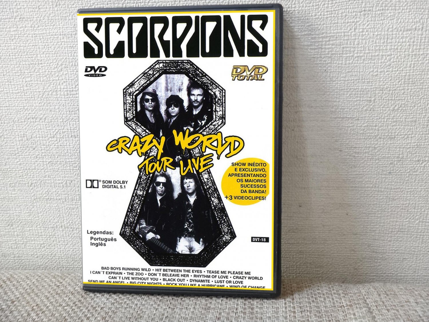SCORPIONS Crazy World Tour Live 1991 DVD