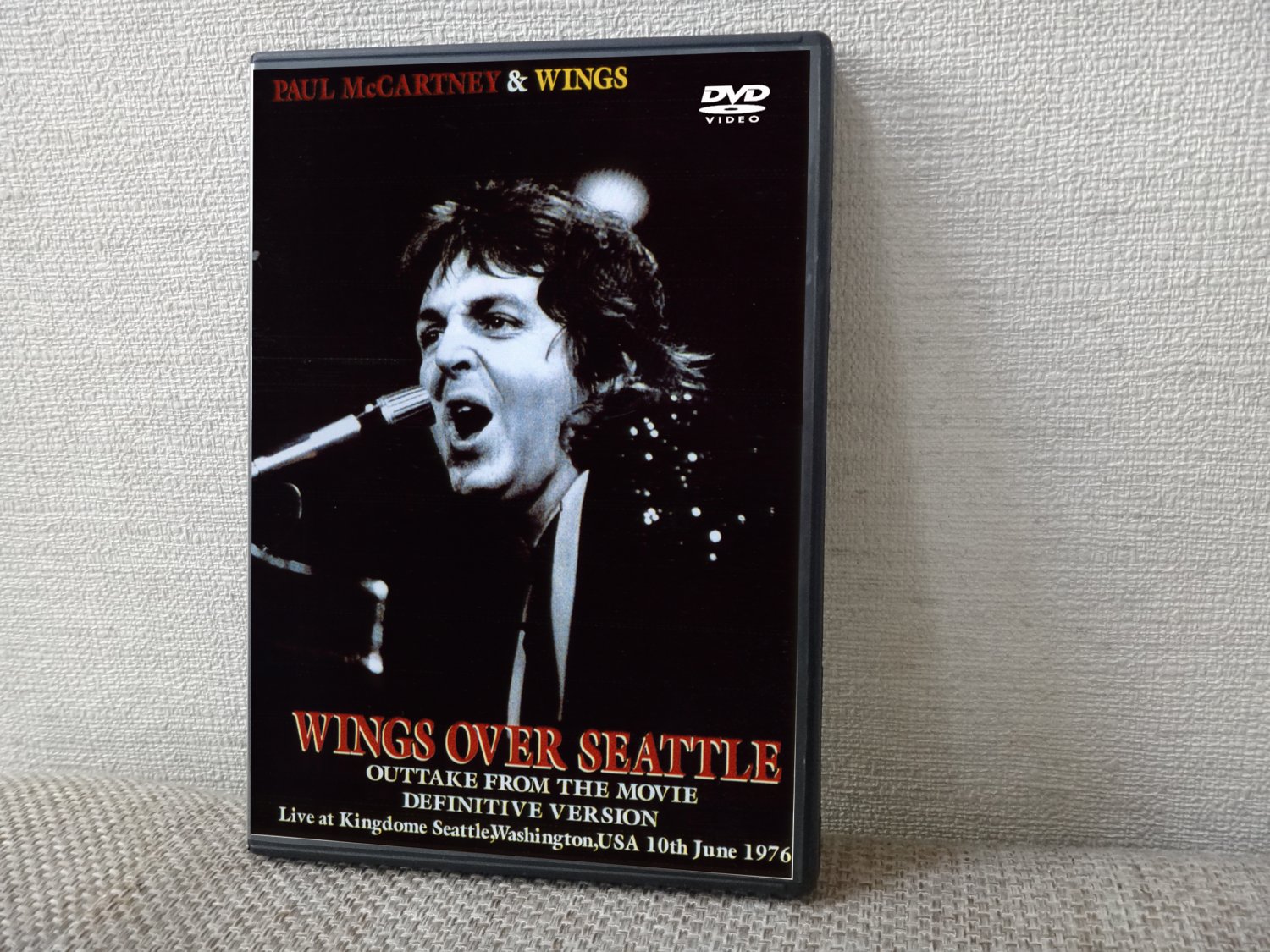 Paul McCartney Wings Over Seattle '76 w outtakes DVD