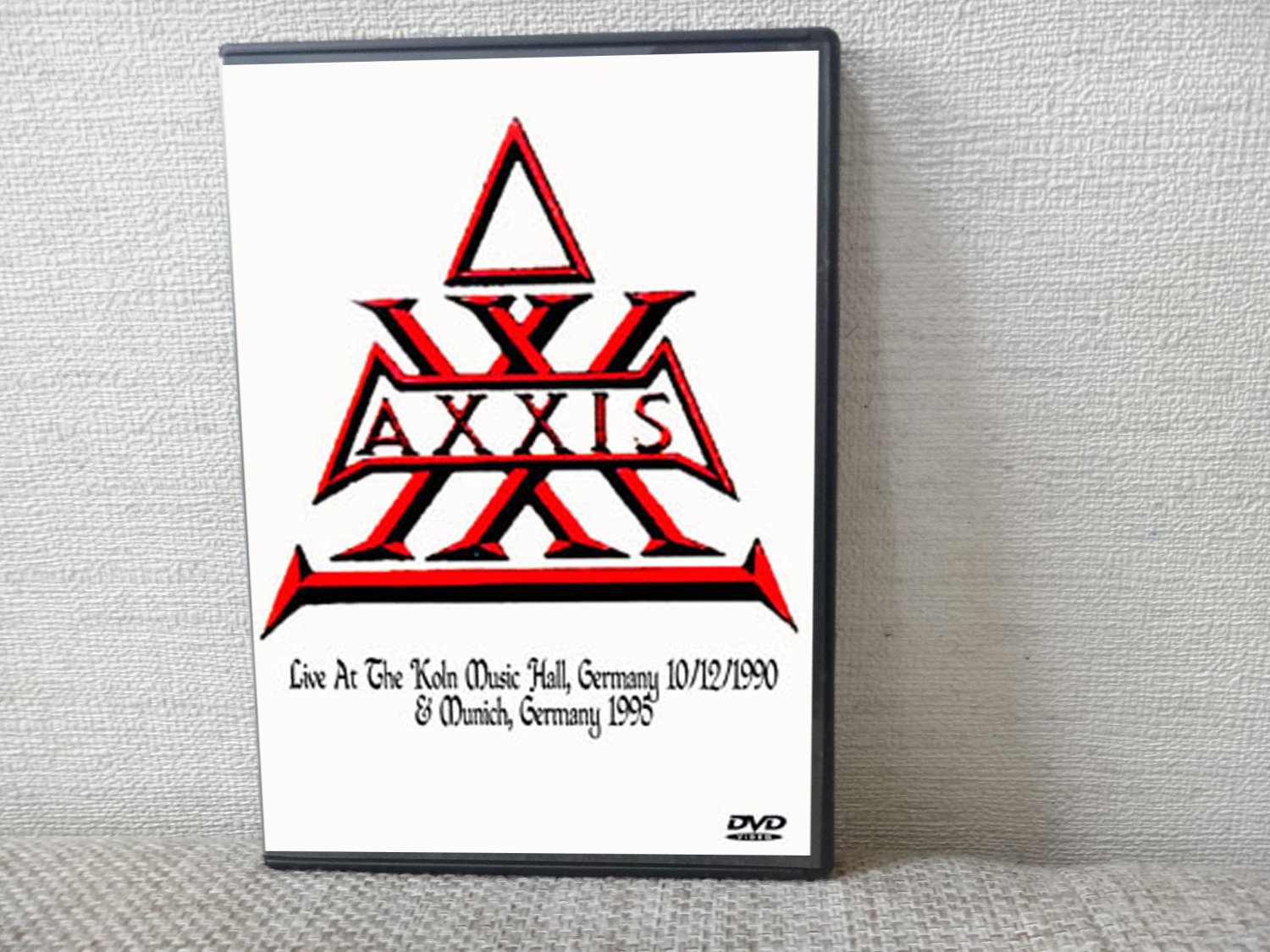 AXXIS Live At The Koln Music Hall, Germany 10.12.1990 + Munich, Germany 1995 DVD