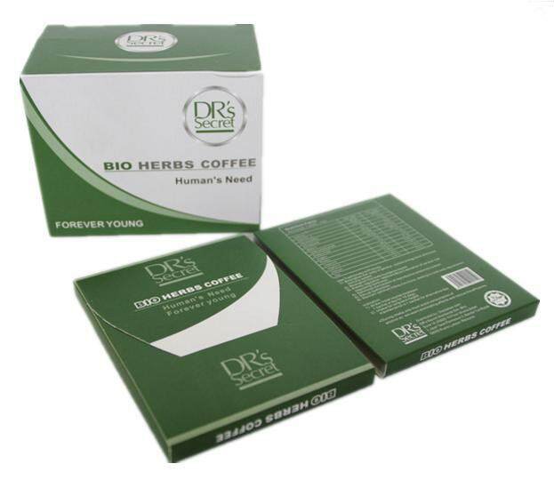 1 Box Drs Secret Bio Herbs Instant Coffee For Men Forever Young