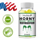 2 pack Horny Goat Weed Extract 1500mg with Maca Root Ginseng for Men Sexual Enhancer