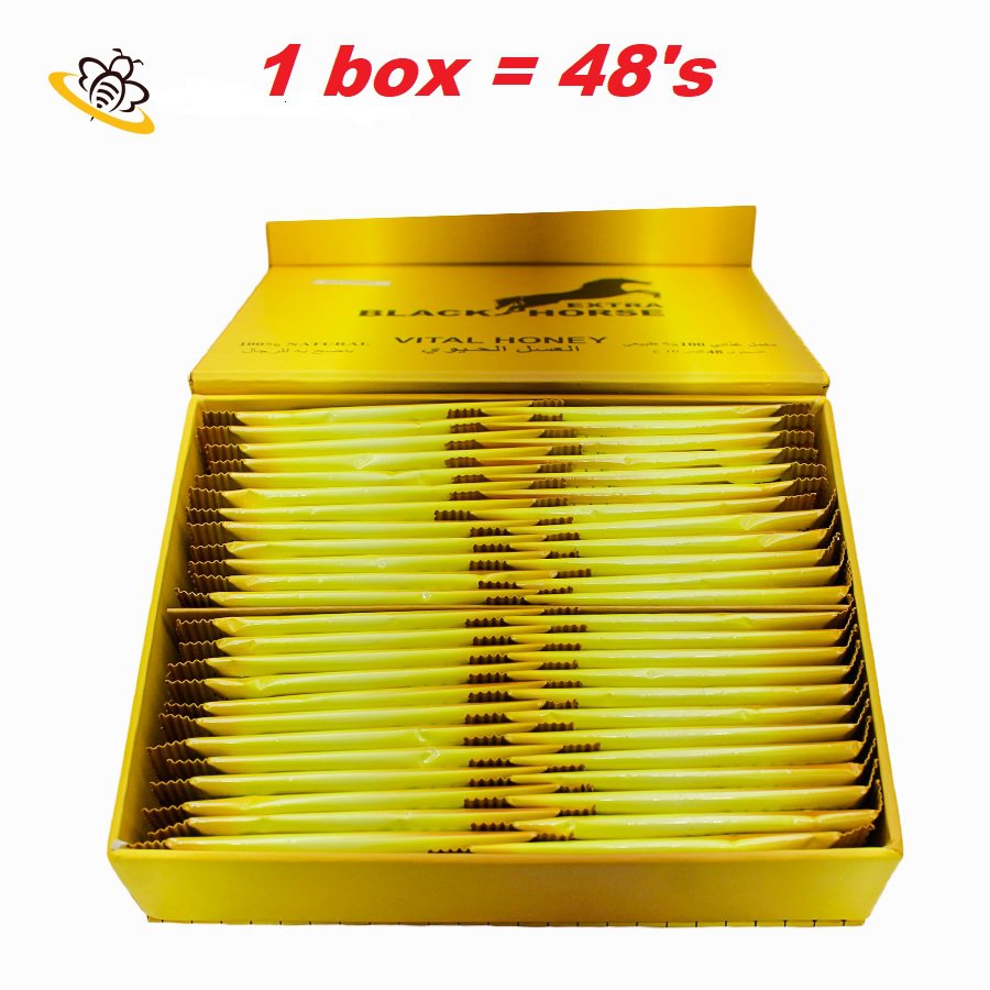 1 Box Premium Taste Natural Honey Restoring Men Stamina Fitness Booster 48's x 10gm