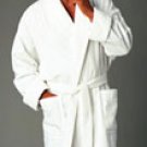 Presidential Terry Velour Shawl OSFA White Only