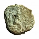 Roman Empire Seal Uniface Clay Terracotta Bulla AE22mm Tyche & Nike 03826