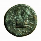 Ancient Greek Coin Kolophon Ionia Magistrate AE13mm Apollo / Horse 03945