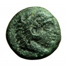 Ancient Greek Coin Pergamon Mysia AE9mm Herakles / Athena 03940