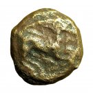 Ancient Greek Coin Carthage Zeugitania Rare AE12mm Tanit / Horse 03901