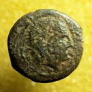 Ancient Greek Coin Himera Thermai Himerensis Sicily AE13mm Herakles / Hera 01921