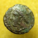 Ancient Greek Coin Agathokles Syracuse Sicily AE15mm Persephone / Bull 04036