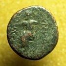 Roman Provincial Coin Synnada Phrygia AE17mm Augustus / Zeus Seated 04039