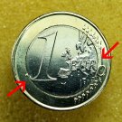 error Monaco Coin 1 Euro 2016 Prince Albert Bimetallic 00520