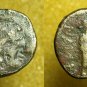 Ancient Greek Coin Katane Sicily AE14mm Apollo / Isis holding Dove 04045