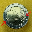 error Cyprus Coin 2 Euro 2012 Ten Years of Euro Bimetallic 01448