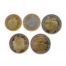 Netherlands Rembrandt 5 Coins Lot 2006 1/2 1 2 Leiden City Euro 04294