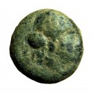 Ancient Greek Coin Uncertain AE13mm Nymph ? Apollo ? Nike ? Artemis ? 00229