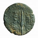 Ancient Greek Coin Antiochos IX Seleukid AE19mm Antiochos / Thunderbolt 03778