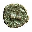 Ancient Greek Coin Carthage Zeugitania AE14mm Tanit / Horse 04037