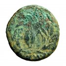 Ancient Greek Coin Elaia Elaea Aeolis AE16mm Athena / Barley Corn Wreath 00610