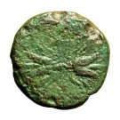 Ancient Greek Coin Uncertain Sicily AE12mm Thunderbolt 04042