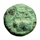 Ancient Greek Coin Hamaxitos Troas AE9mm Apollo / Lyre 00625