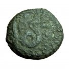 Ancient Greek Coin Philetairos Pergamon Mysia AE15mm Athena / Serpent 00908