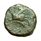 Ancient Greek Coin Panormos Sicily AE12mm Apollo / Horse Forepart Dolphin 0405904059