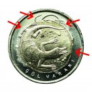 error Türkiye Turkey Coin 1 Lira 2015 Desert Monitor Lizard Bimetallic 01620