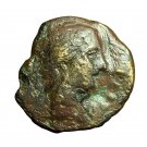 Ancient Greek Coin Agathokles Syracuse Sicily AE21mm Artemis / Thunderbolt 04205