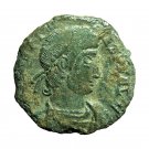 Roman Coin Constans Nummus AE21mm Bust / Emperor on Galley 04074