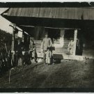 German WWI Photo 1917 Imperial Army Soldiers in Mountain Village 01408
